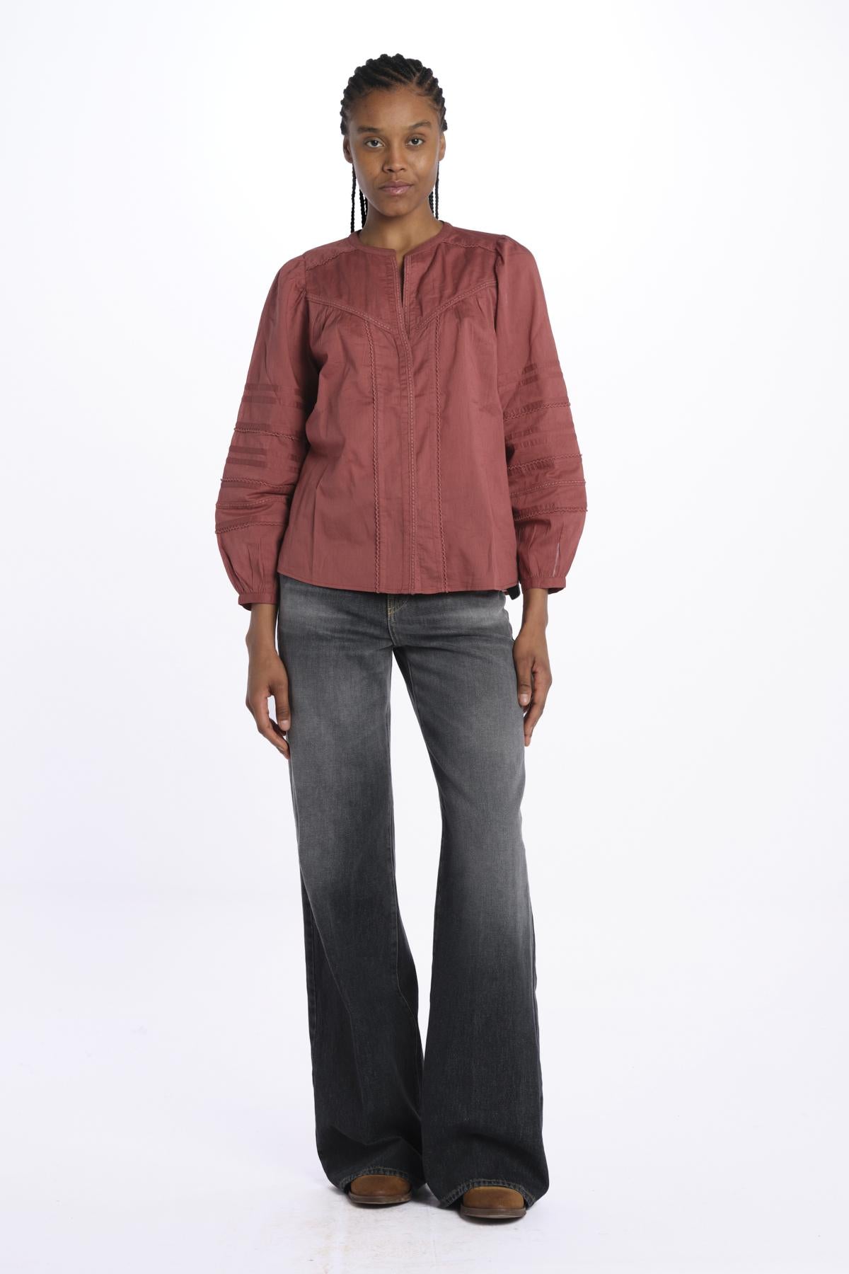 Camicia maniche lunghe YELLA BOISDEROSE ba&sh 