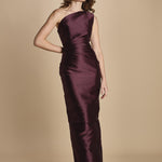 maxidress in taffetà KIRA AMETHYST solace 