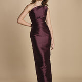 maxidress in taffetà KIRA AMETHYST solace 