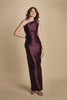 maxidress in taffetà