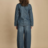 camicia in denim. CHE0192 BLE3525W soeur 