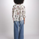 camicia con stampa rombi ODELIE ECRU ba&sh 