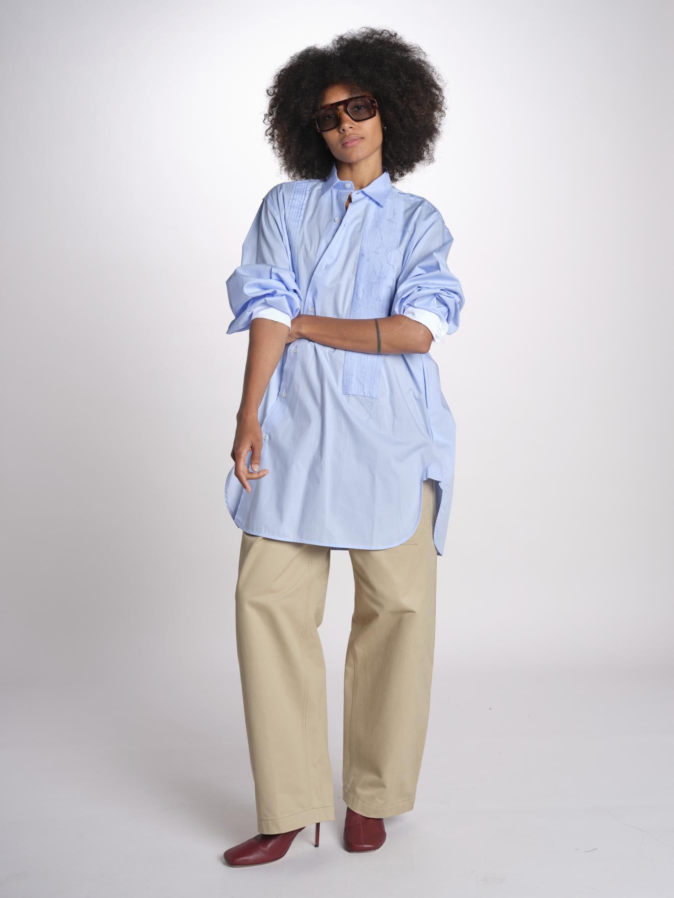 camicia plissè over CRAZY MJD159ATEX97 J0316 jejia 