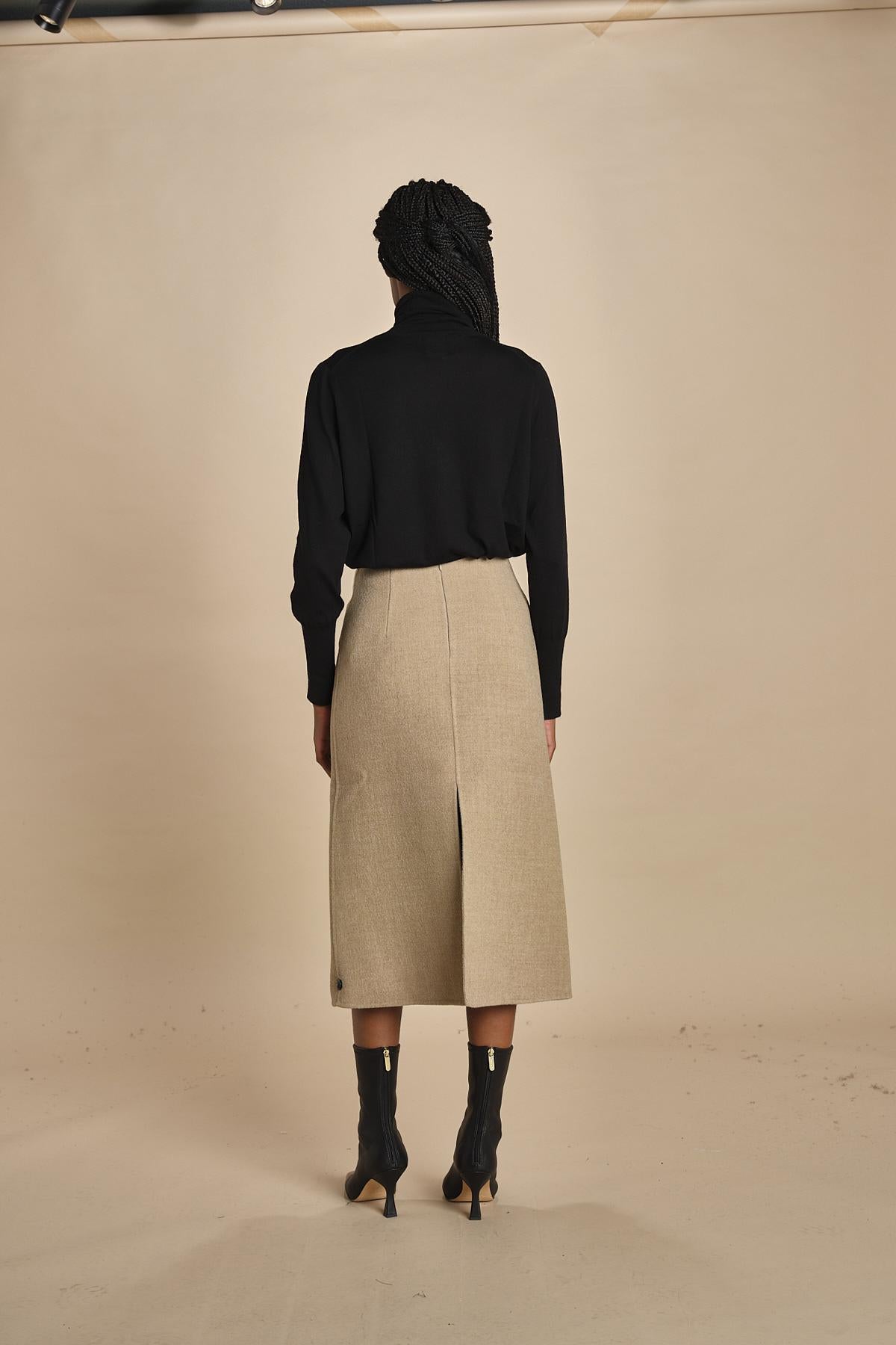 gonna in panno SUTTON CARDBOARD sofie d'hoore 