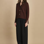 cardigan tre bottoni MIL4A24 25298 TESTA MORO milaura 