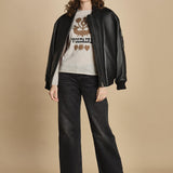 felpa lunga. KWSW02802 ECRU 102 zadig & voltaire 