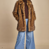 giaccone in ecovolpe LESTOR BEIGE ba&sh 