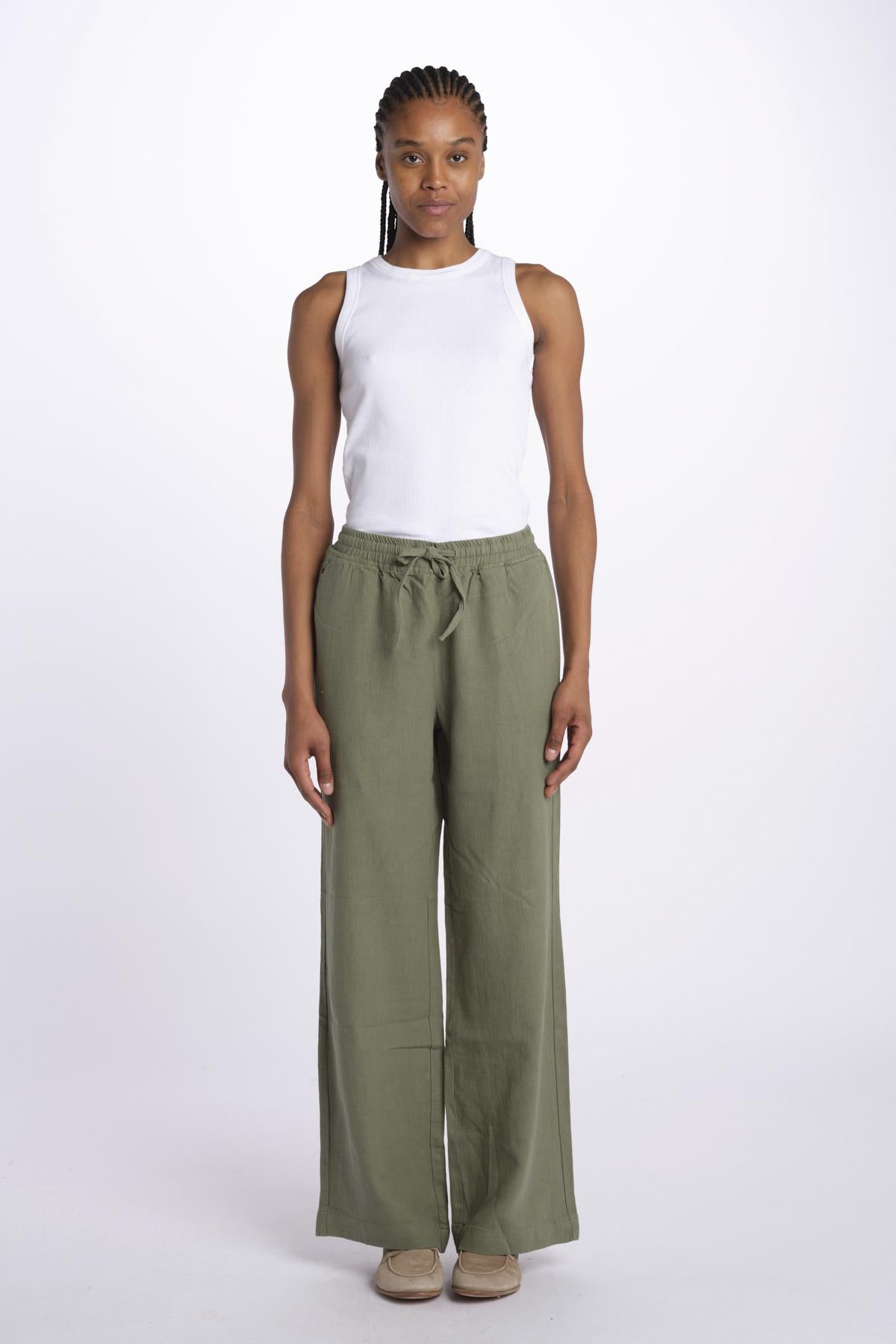 FRANCINE PANTALONE COULISSE LL 99 W by fam. FRANCINE GREEN fam 