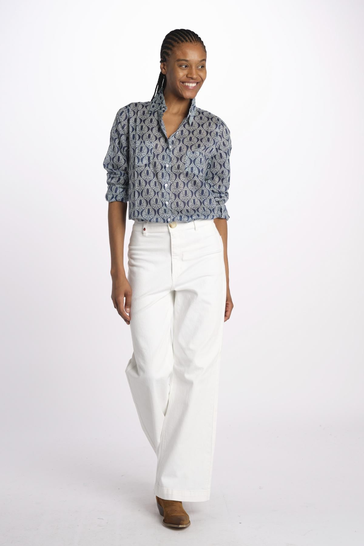 Camicia FLEUR SX7522 4G02 terre rouge 