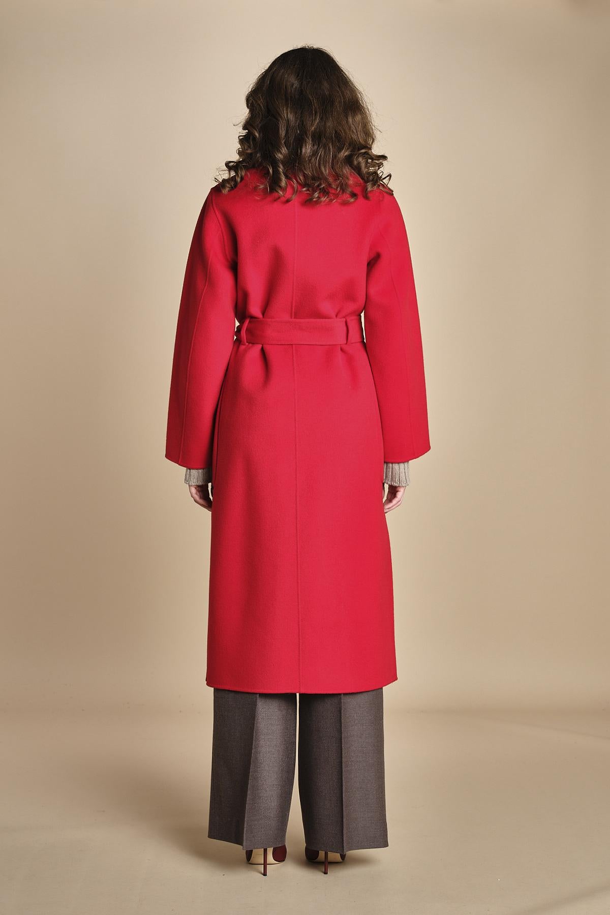 CELIA cappotto vestaglia double IO111046 RED ivy oak 