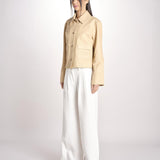 giacca in pelle RONIA BEIGE malina 