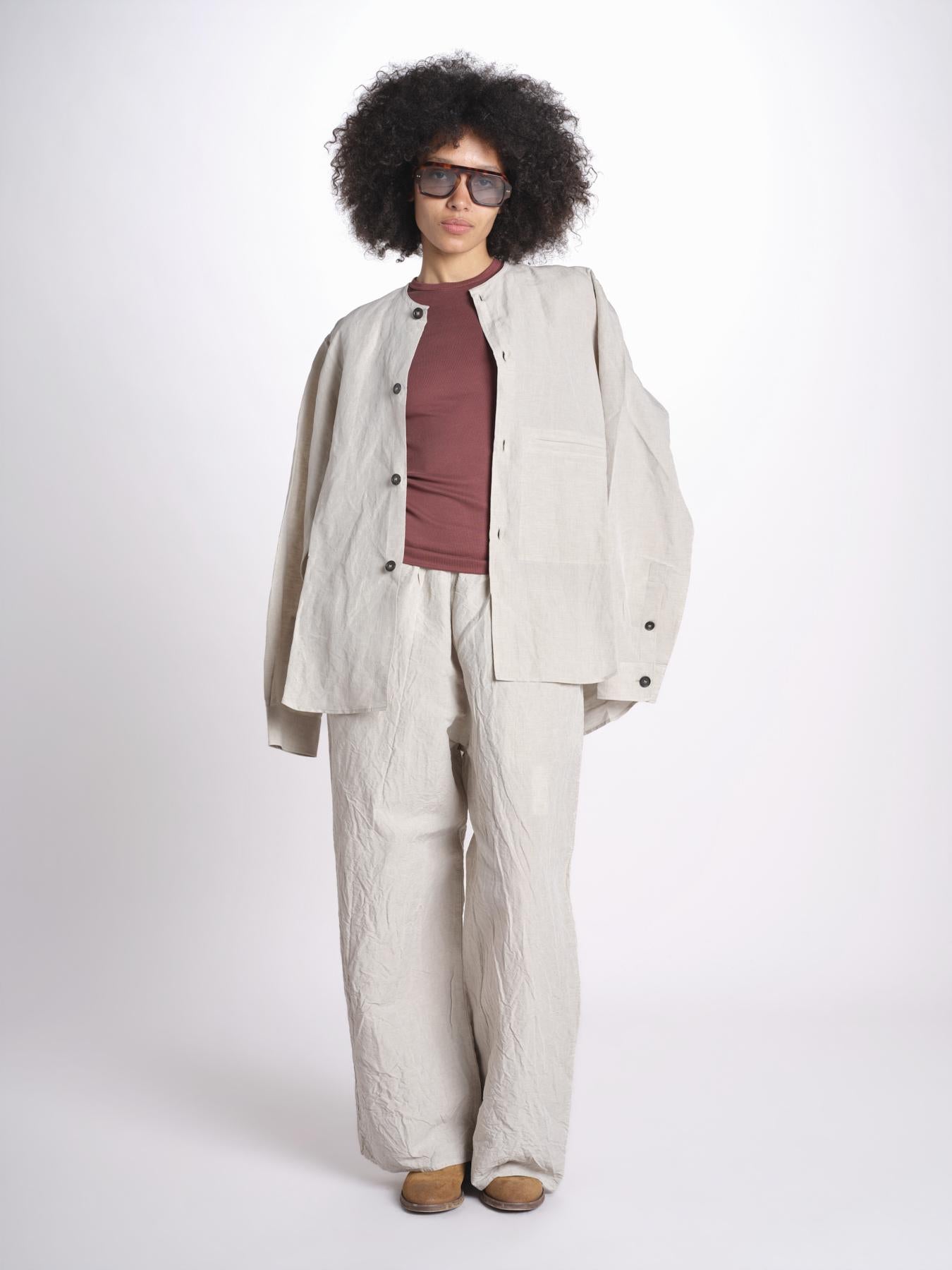 pantalone stropicciato PAVON NATURAL sofie d'hoore 