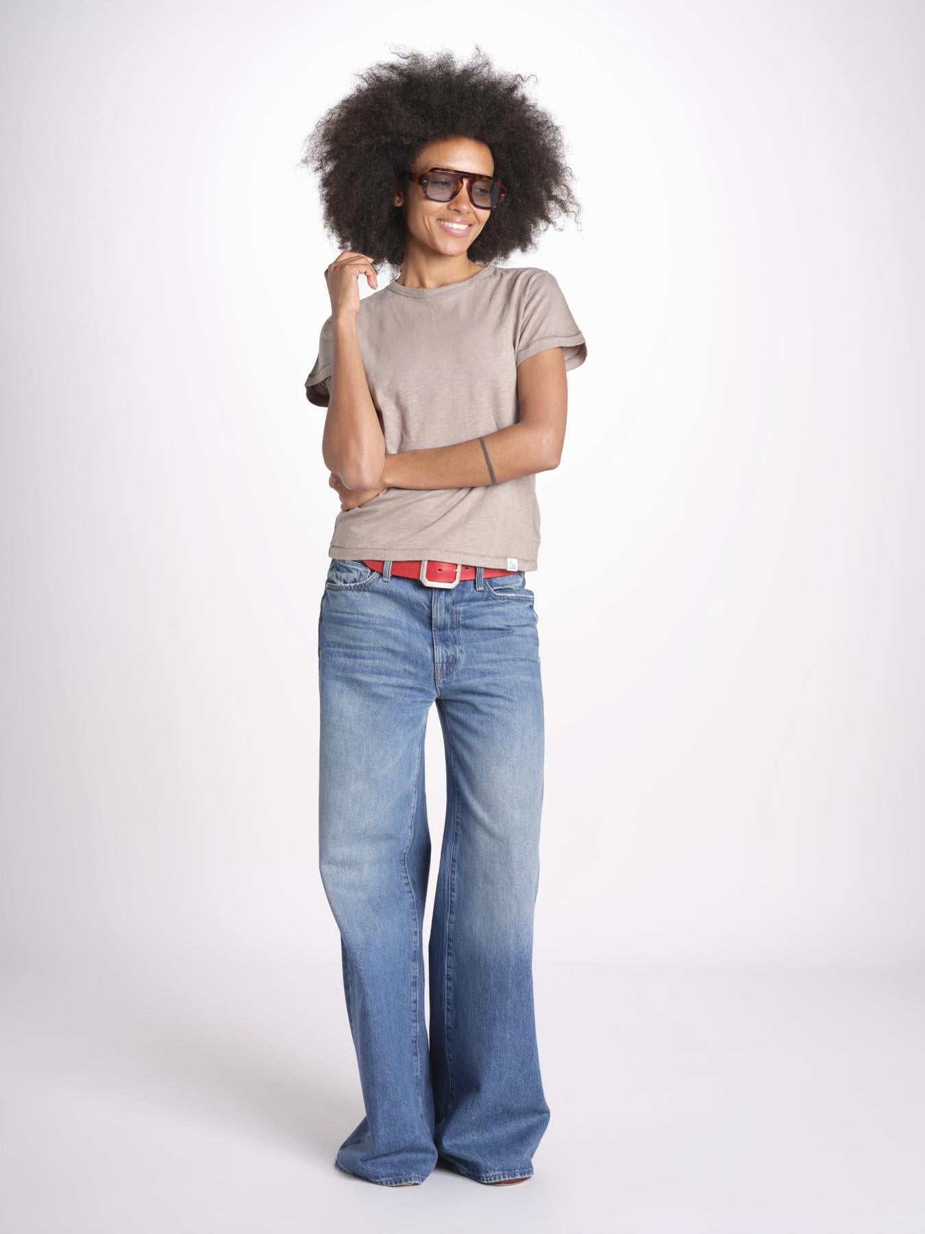 t-shirt girocollo manica corta WSCT20 061 FADED GRAIN merz b 