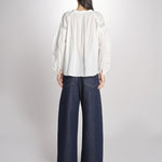 Camicia con nervature NIPOA 2HVA27-V09117 BLANC vanessa bruno 