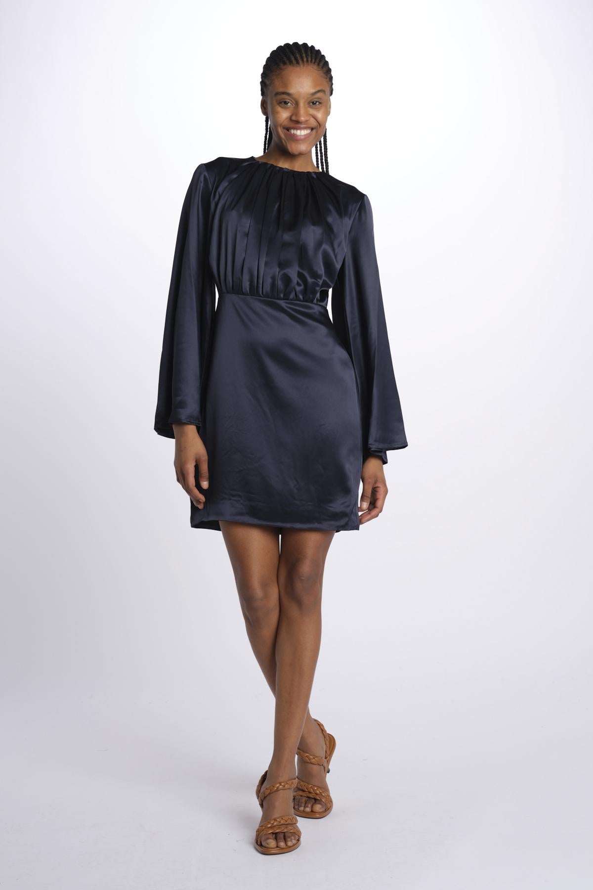 Mini abito NORREN m/l 12248338 NAVY malina 
