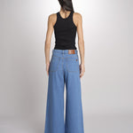 jeans 5 tasche dalla silhouette wide leg VEGA 2615181041600 002 BLU weekend maxmara 