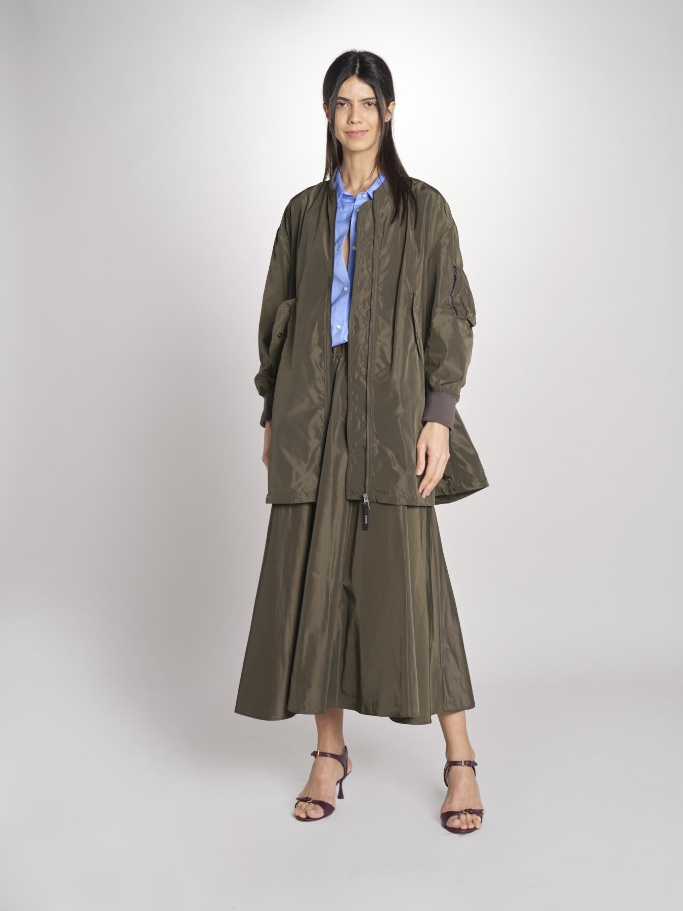 Bomber lungo N622 01237 MILITARE aspesi 