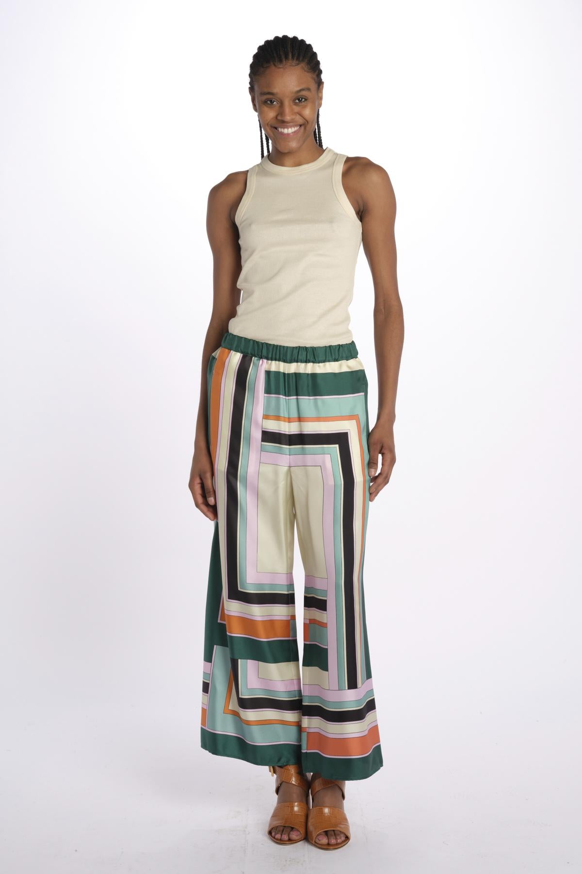 Pantalone lungo OTTAVO 2515131051600 001MULTICOLOR weekend maxmara 