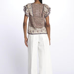 Top BANI stampato 643001 MULTI m.a.b.e. 