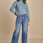 MYAC maglia collo alto in shetland BEMT512 JADE hartford 