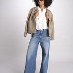 camicia con rouge POEMA SH005 ECRU laurence bras 