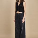 gilet in maglia GILES NOIR ba&sh 