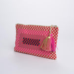 PELICAN bustina a quadretti G12W-0003-3022 RED PINK guanabana 