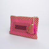 PELICAN bustina a quadretti G12W-0003-3022 RED PINK guanabana 