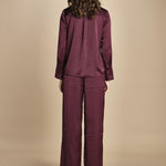 camicia in raso CANOLI PRUNE ba&sh 