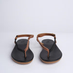Sandalo Infradito ZOI bicolore ZOI BLACK TAN ancient greek 