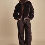 bomber in ecopelliccia BWSEWARDF5 BROWN bombers original 
