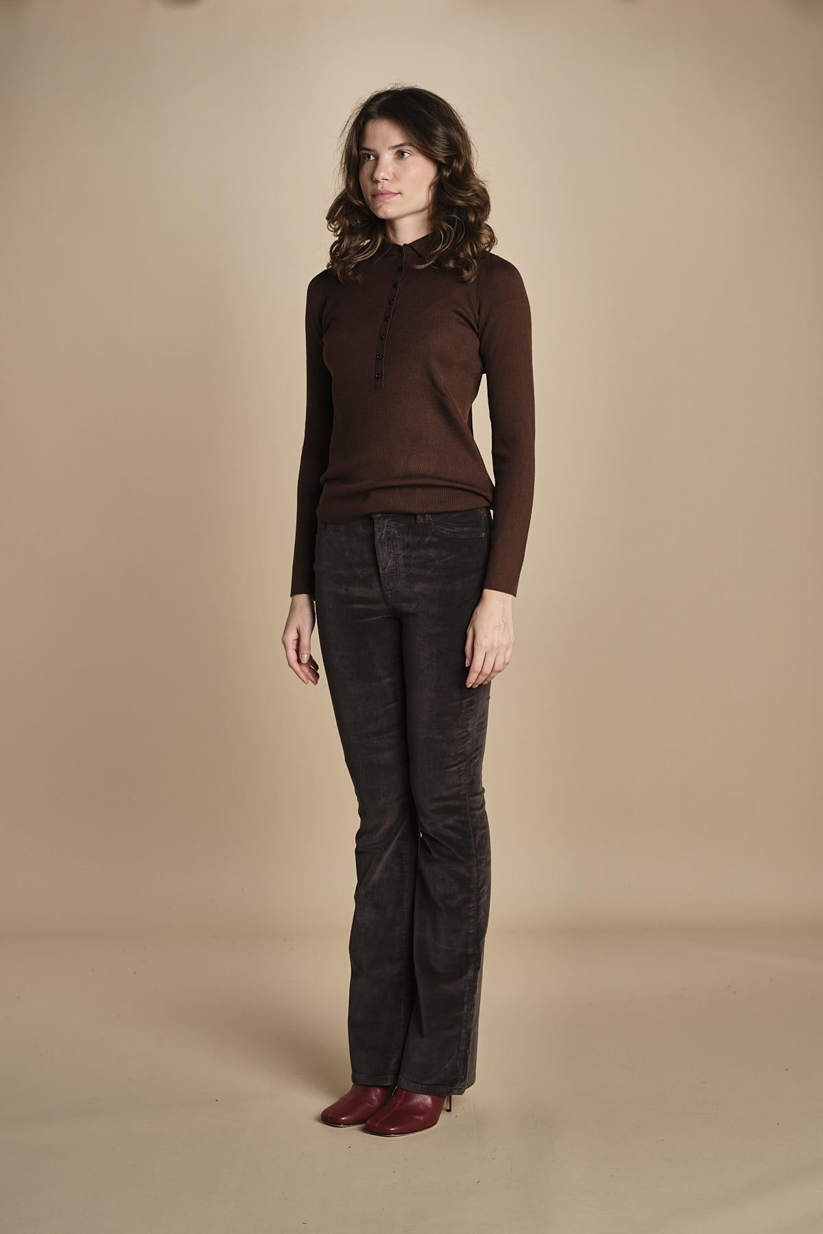 73% COTONE 25% TENCEL 2% ELASTAN MONICA XV01 133 CAFFE ps don't forget me 