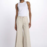 Pantalone GRACE taschina misto lino zampa GRACE TMLS06 182 ps don't forget me 