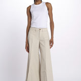 Pantalone GRACE taschina misto lino zampa GRACE TMLS06 182 ps don't forget me 