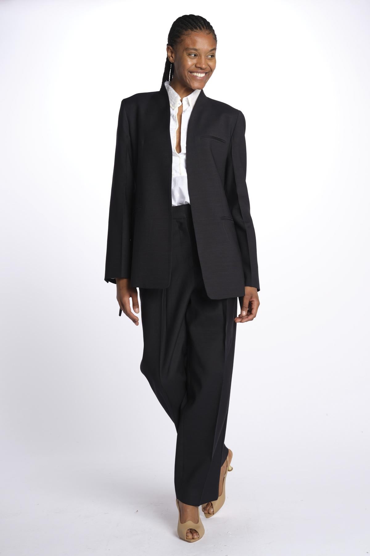 Blazer senza revere 142504 BLACK lvir 