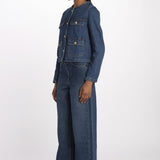 Giubbino jeans bottoni oro DEANA ROYAL705 vanessa bruno 