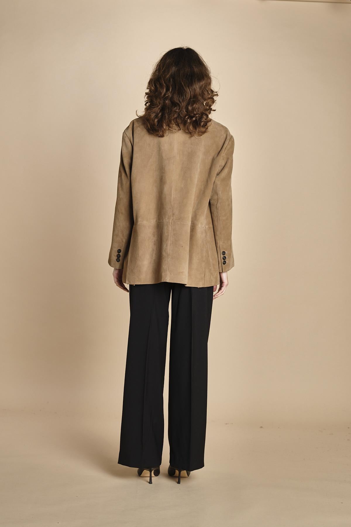 blazer over camoscio ROLANDA 2525446071600 001 weekend maxmara 