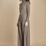 pantalone due pinces lana e seta. PETRA PE81 RES MA nine in the morning 