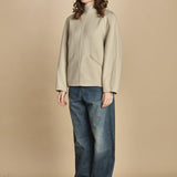 felpa double con cappuccio. PUL0123 BLA0225W soeur 