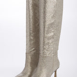 Stivale platino tacco 7,5 cm ST1580 PLATINO l'arianna 