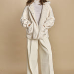 parka ecofur. SELENA ECRU giovanni paris 