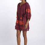 benaras soleil BE24877ATUNBURGUNDY