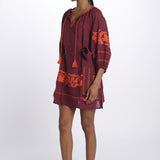 benaras soleil BE24877ATUNBURGUNDY