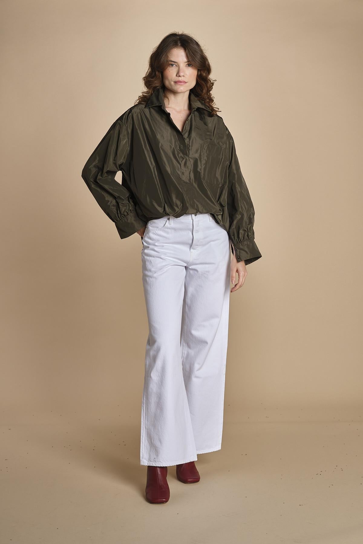 camicia in taffetas 5N25 01237 aspesi 