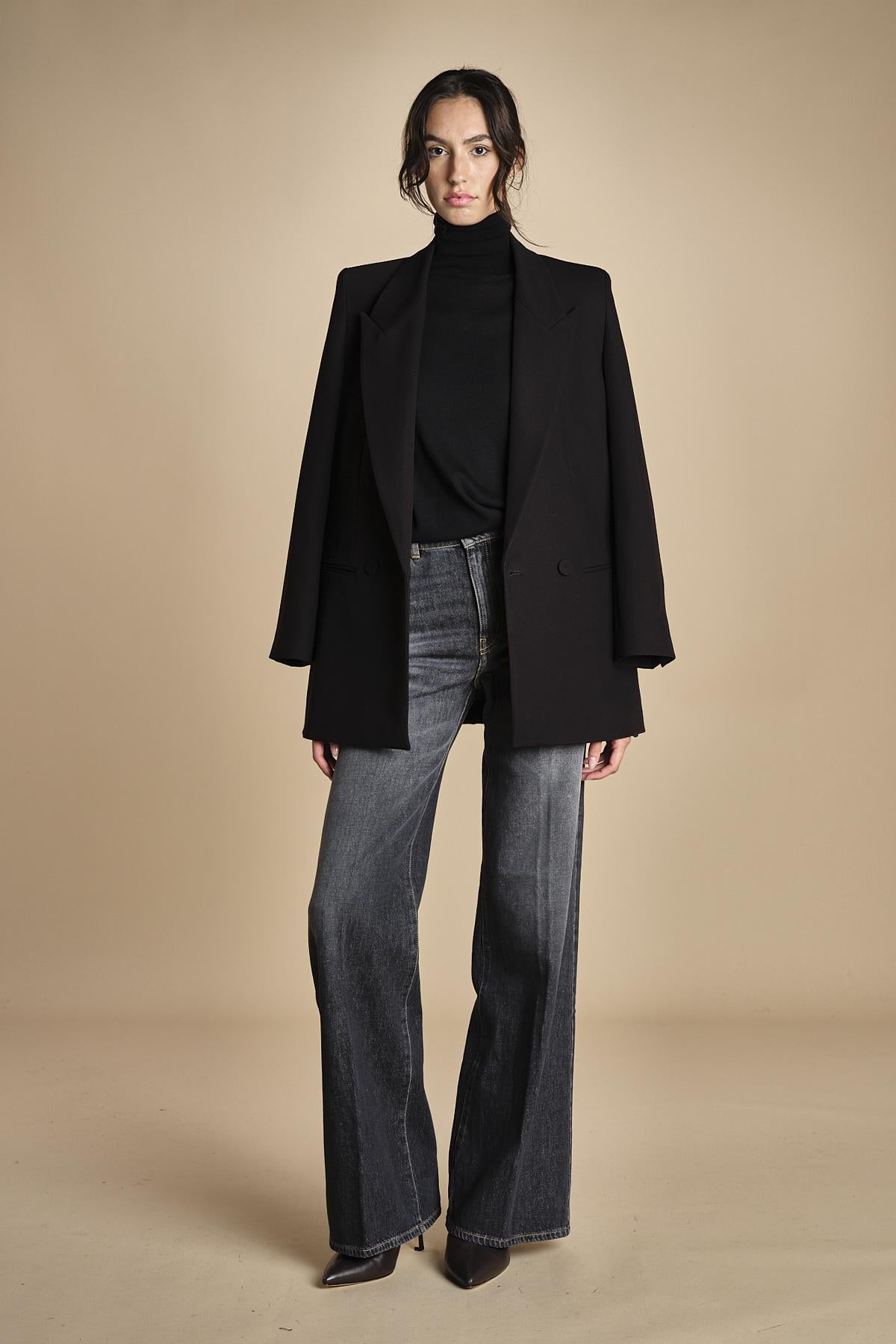 denim lungo diritto CLARA OPENBLACK true avenue 