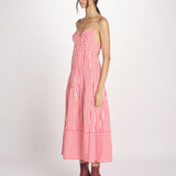 abito a righe con spalline CHECKERED STRIPES 348984 CHECKERED STRIPES farm rio 