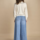 maglia over traforata BAUSCA ECRU ba&sh 