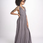 tuta con treccia ESTIA TONE GREY christianzen 