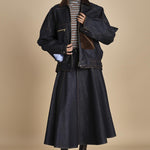 CARLO BOMBER giubbotto in denim MJD507_mr0710 BLUE JEANS WBK jejia 
