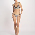 reggiseno triangolo in satin con pizzo LOVE LACE L25101005 ZEBRA PRINT love stories 